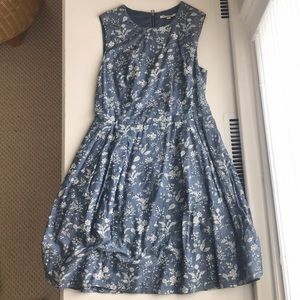 Gap Blue Floral Dress
